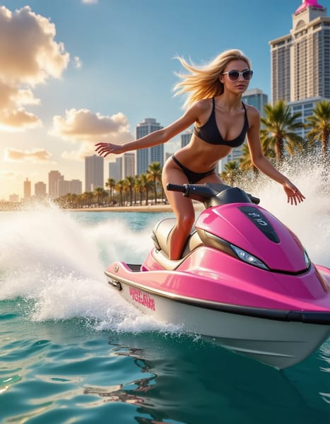 gta6 high tide pursuit AI Image