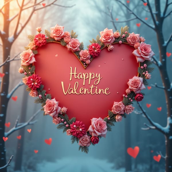 valentine greeting card