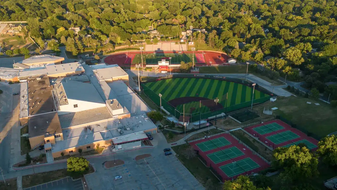 Aerial View of Westside High School