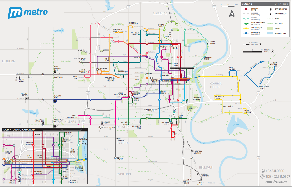 Public Transportation Options in Omaha, Nebraska