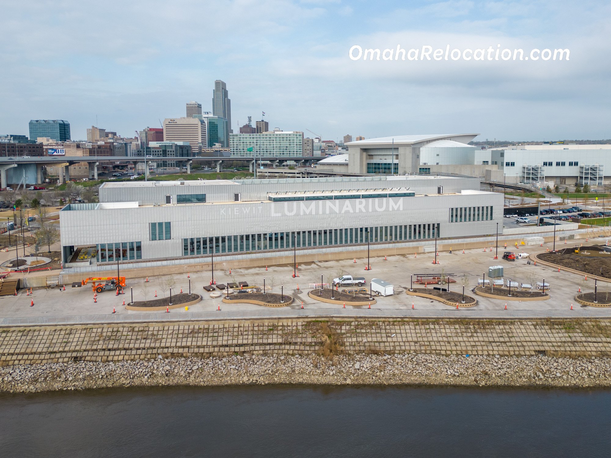 Kiewit Luminairum WIth Downtown Omaha in the Distance