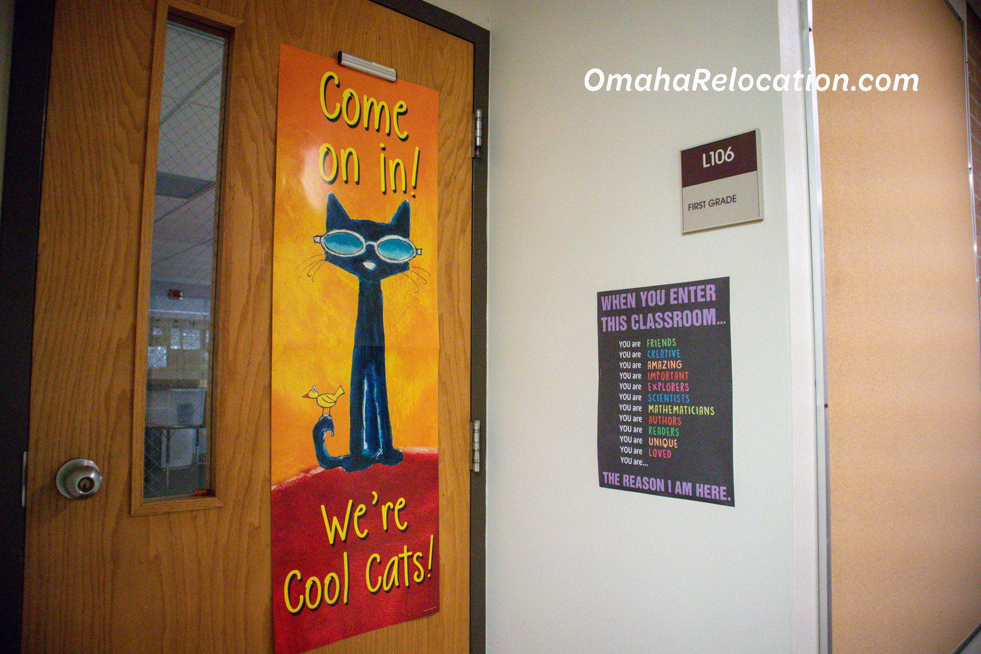 Outside First Grade Classroom at Brownell Talbot School