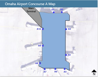 Concourse A Map