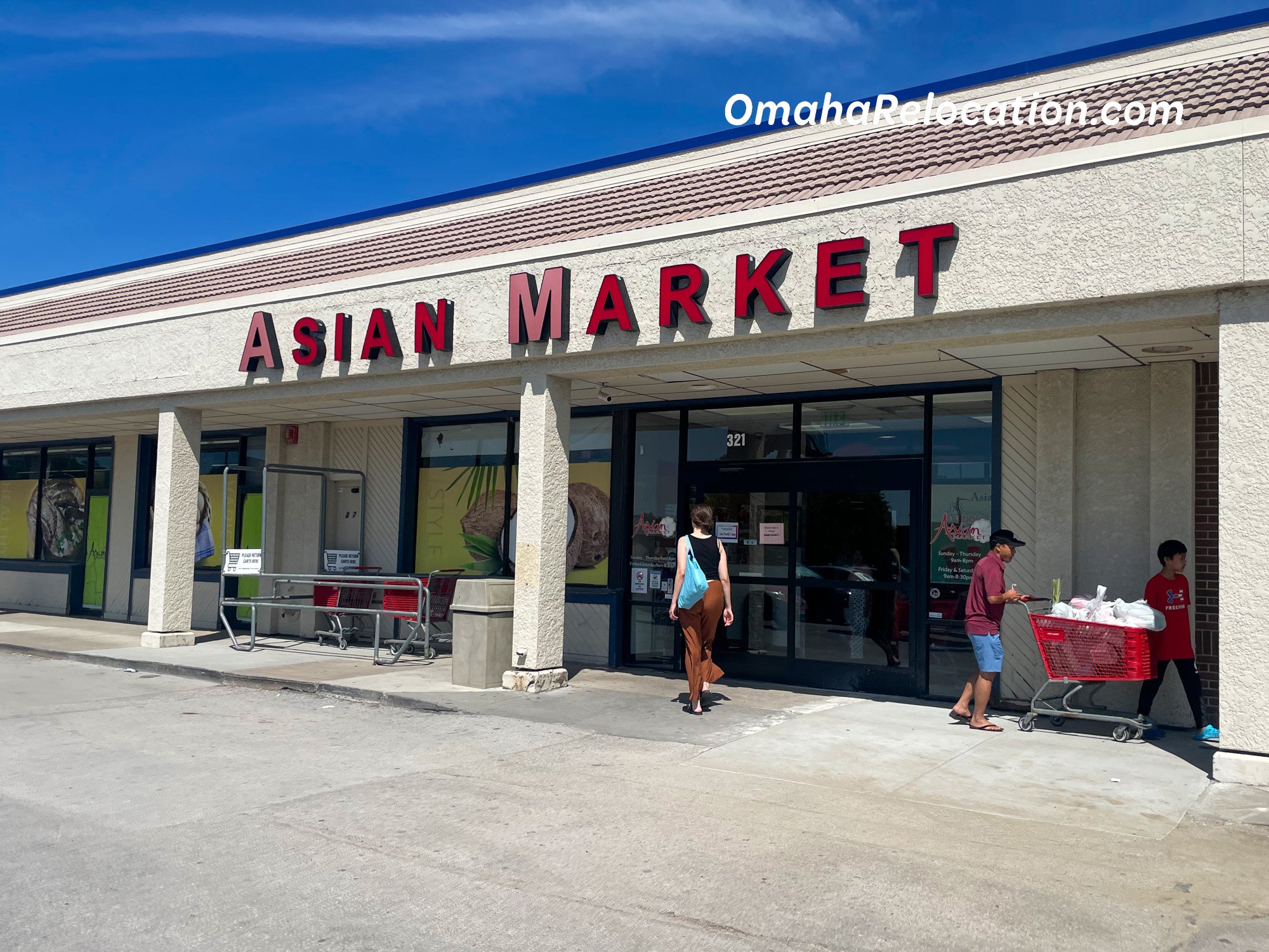 Asian Market in Omaha, Nebraska