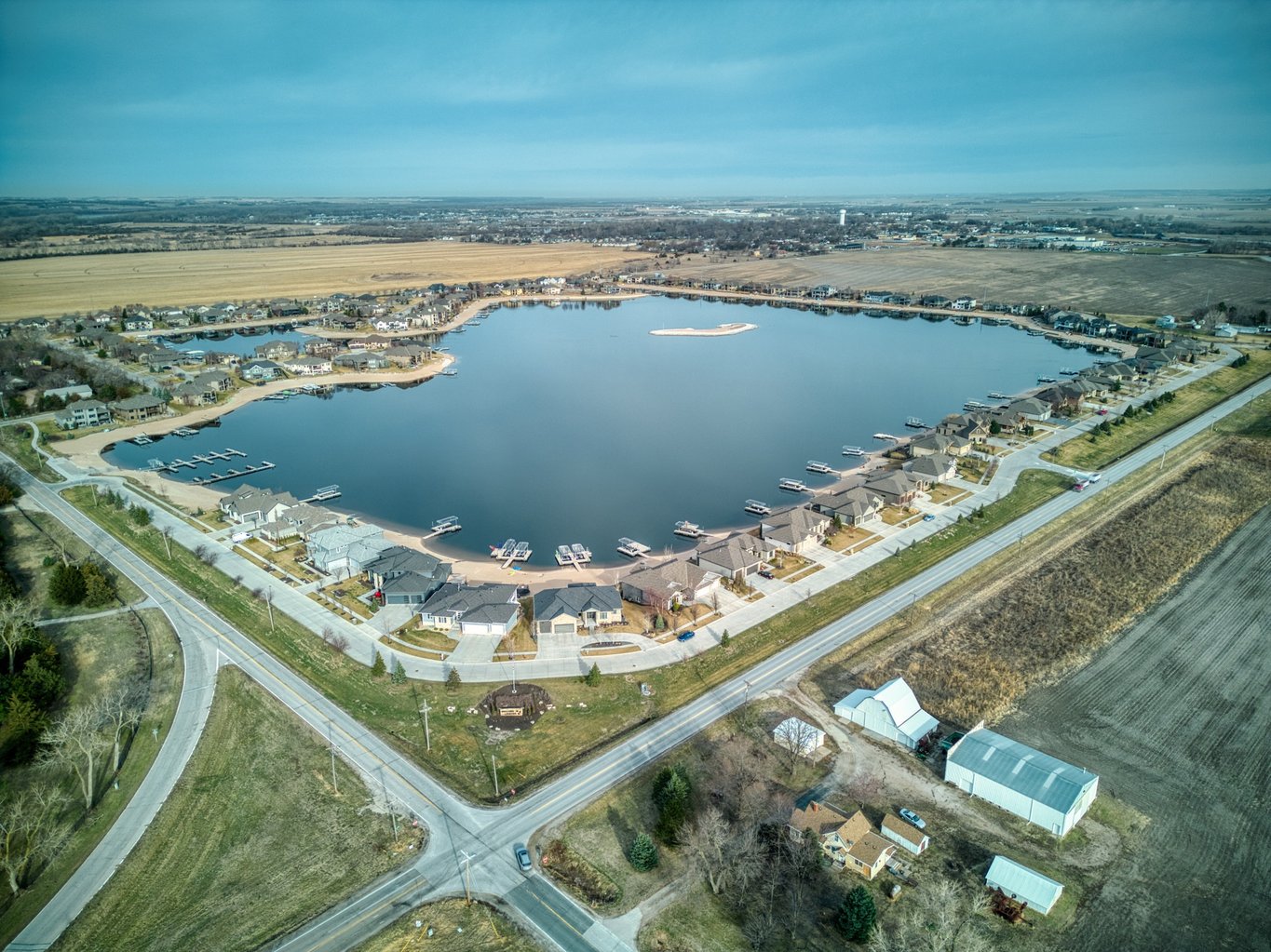 Mallard Landing Aerial View - Valley, Nebraska
