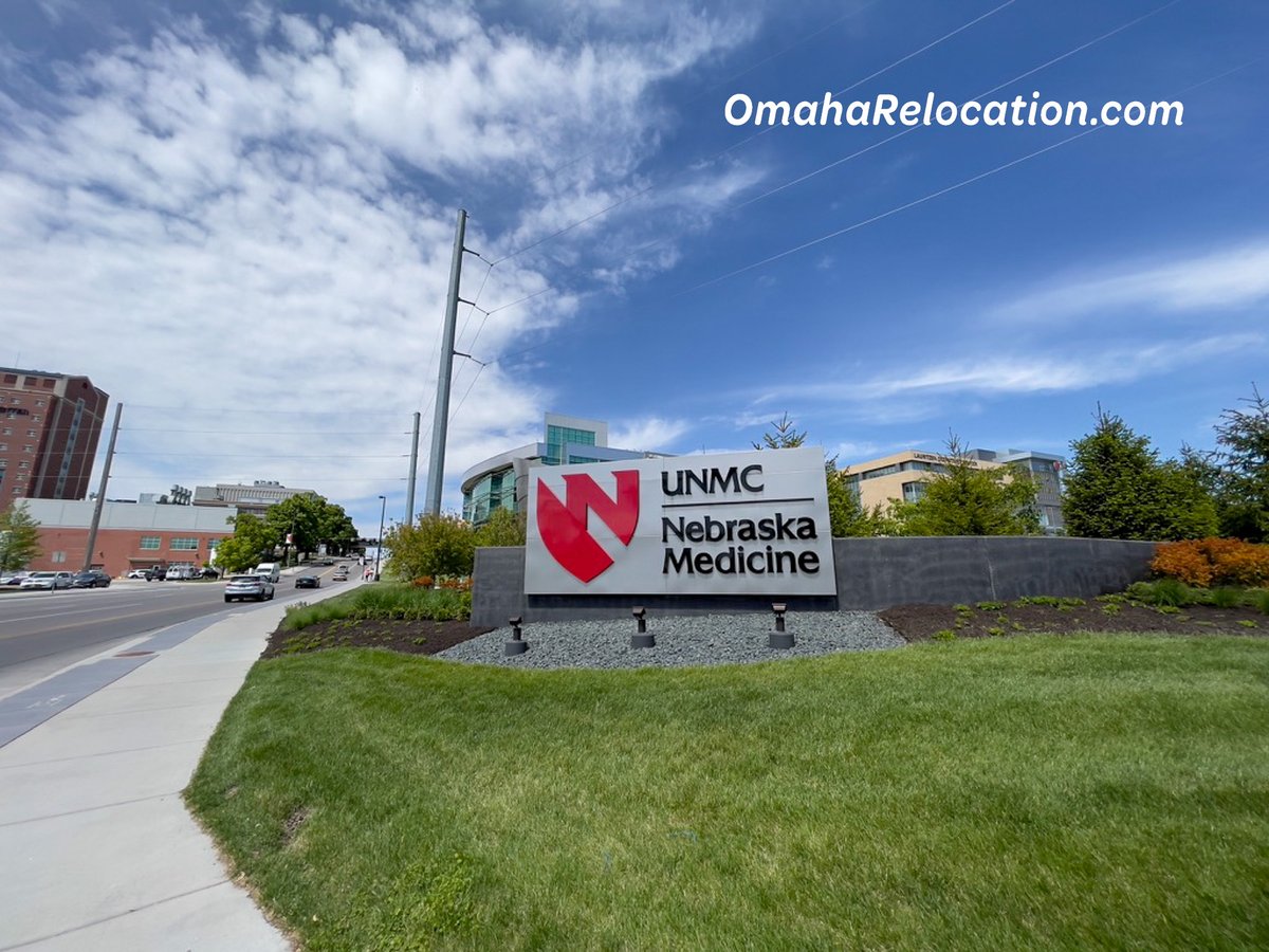 Sign at the entrance of UNMC campus.