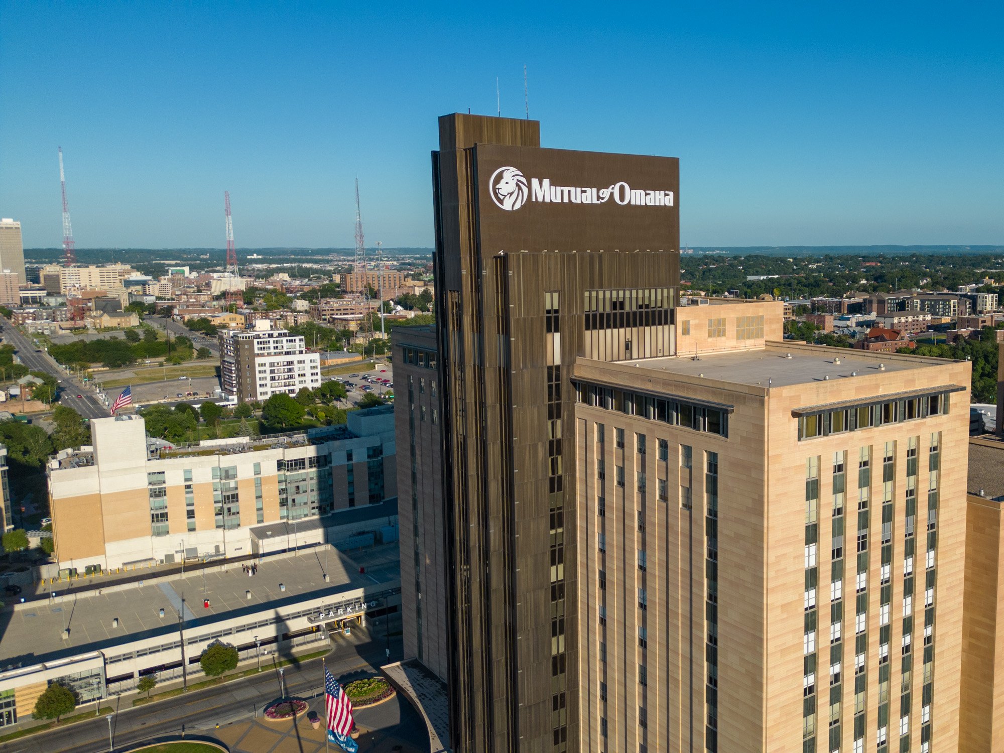 Mutual of Omaha headquarters in midtown Omaha