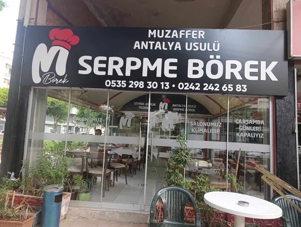 Muzaffer Antalya Usulü Serpme Börek