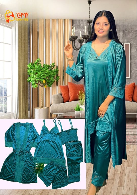 Luxury Nightwear – 5-Piece Nighty Set