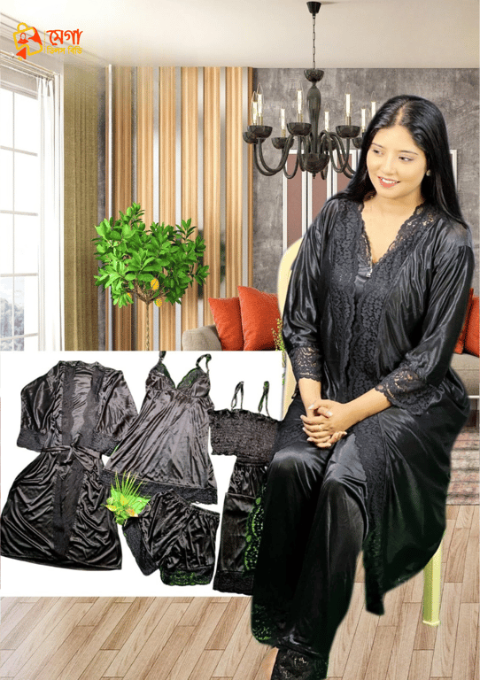 Luxury Nightwear – 5-Piece Nighty Set (Copy)