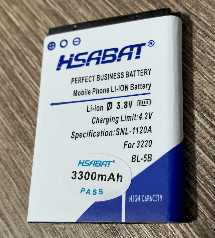 בטריה Bl-5b Bl 5b בקיבולת 3300mah למכשיר נוקיה