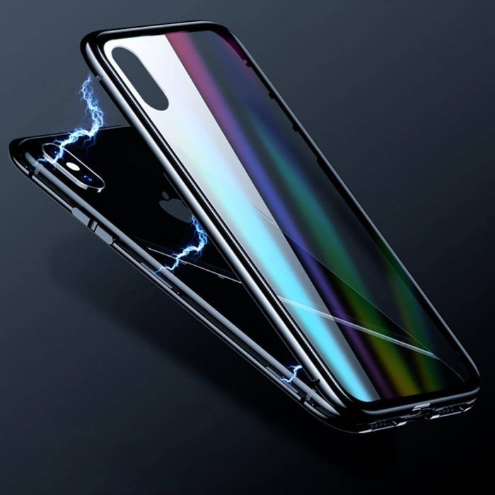 ⁦כיסוי / מגן מגנטי שחור לאייפון XS max⁩ – תמונה ⁦4⁩