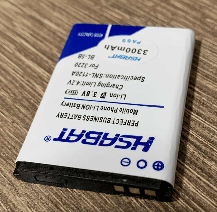 ⁦בטריה Bl-5b Bl 5b בקיבולת 3300mah למכשיר נוקיה⁩ – תמונה ⁦4⁩