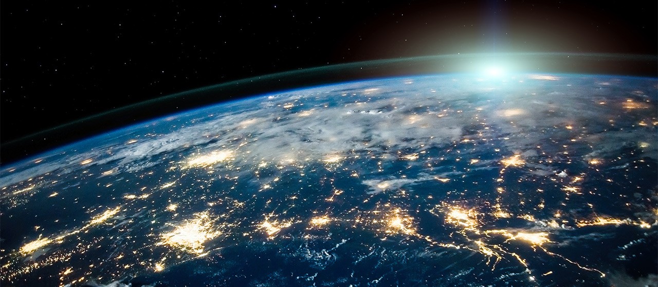 It's a planet, maybe the Earth ?