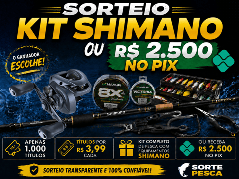 KIT SHIMANO OU R$ 2.500 NO PIX