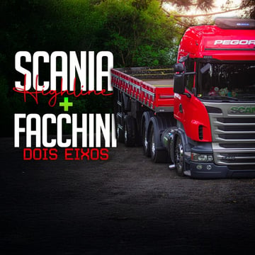 Scania R440 Highline + Carreta Facchini 2 Eixos