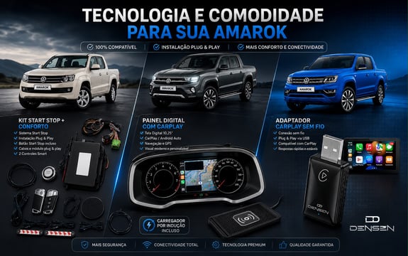 17ª - Painel Digital TFT + Start Stop  + Manopla T-Cross