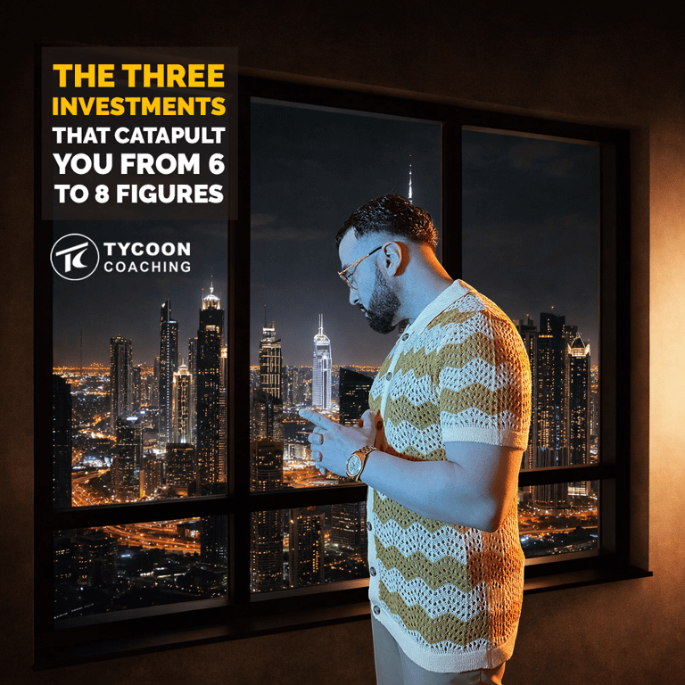 Mann shows the 3 investments that catapult you from 6 to 8 figures