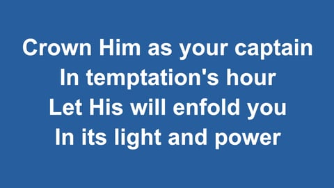 At The Name Of Jesus