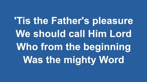 At The Name Of Jesus