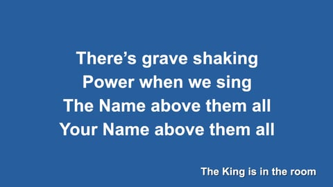 The King Is In The Room
