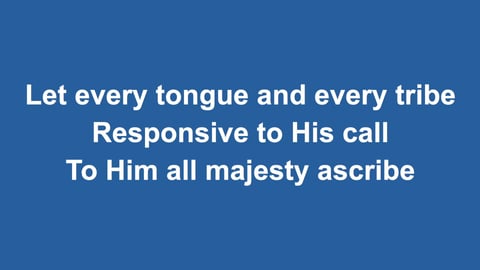 All Hail The Power Of Jesus Name (Acoustic)