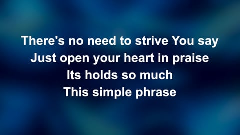 Simple Phrase
