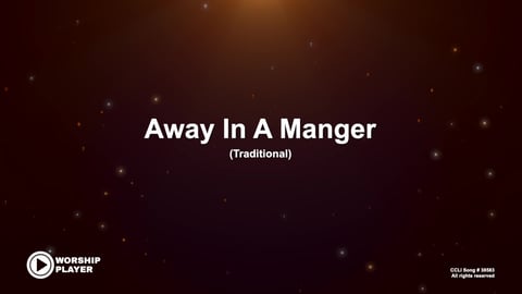 Away In A Manger (Mueller) (Acoustic)
