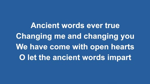 Ancient Words (Acoustic)