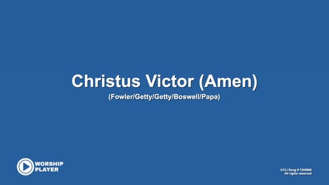 Christus Victor (Amen)