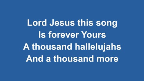A Thousand Hallelujahs (Acoustic)