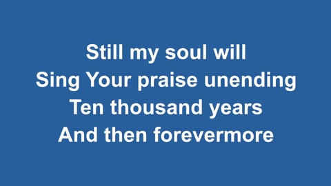 10,000 Reasons (Bless The Lord)