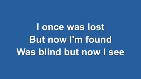 Amazing Grace (My Chains Are Gone)