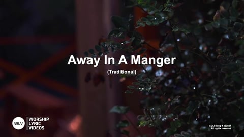 Away In A Manger (Cradle Song) (Organ)