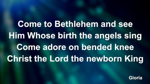 Angels We Have Heard On High