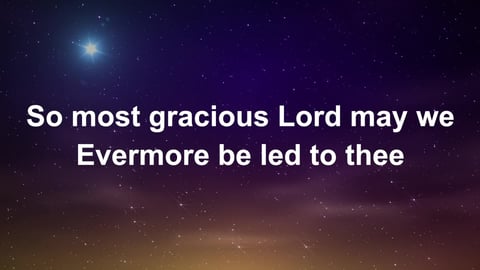 As With Gladness Men Of Old