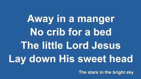 Away In A Manger (Mueller)