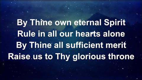 Come Thou Long Expected Jesus