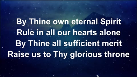 Come Thou Long Expected Jesus