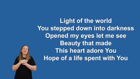 Here I Am To Worship - Makaton