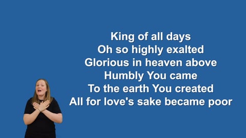 Here I Am To Worship - Makaton