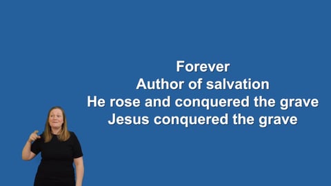 Mighty To Save - Makaton