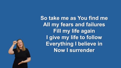 Mighty To Save - Makaton