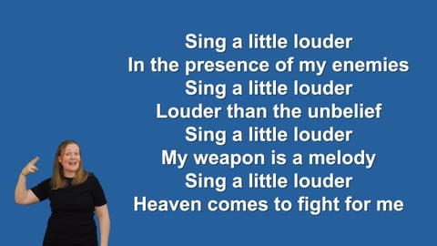 Raise A Hallelujah - Makaton