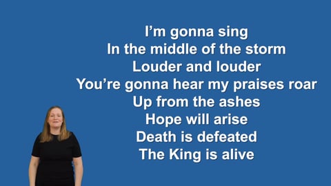 Raise A Hallelujah - Makaton