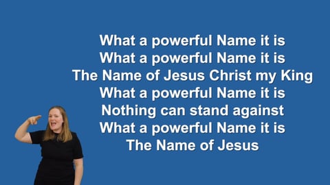 What A Beautiful Name - Makaton