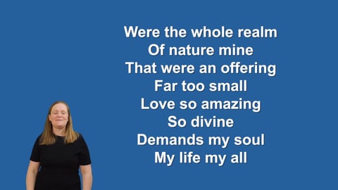 When I Survey - Makaton