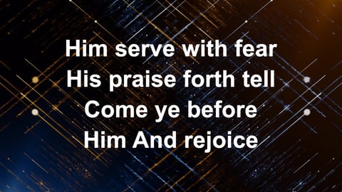 All People That On Earth Do Dwell (Acoustic)