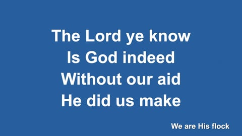 All People That On Earth Do Dwell (Acoustic)