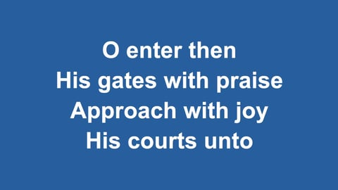 All People That On Earth Do Dwell (Acoustic)